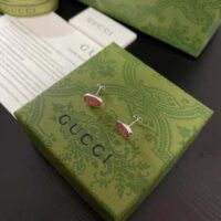 Gucci Women Interlocking G Enamel Earrings (1)