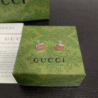 Gucci Women Interlocking G Enamel Earrings (1)