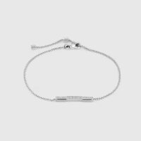 Gucci Women Link to Love Bracelet with Diamonds in White Gold (1)