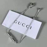 Gucci Women Link to Love Bracelet with Diamonds in White Gold - Imagen 5