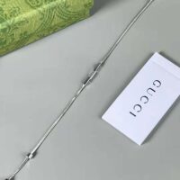Gucci Women Link to Love Bracelet with Diamonds in White Gold (1)
