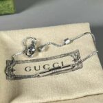 Gucci Women Link to Love Bracelet with Diamonds in White Gold - Imagen 6