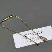 Gucci Women Link to Love Bracelet with ‘Gucci’ Bar in Yellow Gold (1)