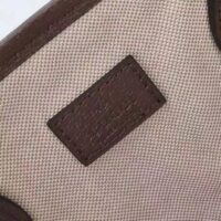 Gucci Women Ophidia GG Mini Tote Bag Beige Ebony GG Supreme Canvas Double G (8)