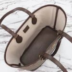 Gucci Women Ophidia GG Mini Tote Bag Beige Ebony GG Supreme Canvas Double G - Image 7