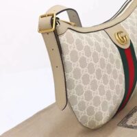 Gucci Women Ophidia GG Small Crossbody Bag Beige White GG Supreme Canvas Double G Style ‎598125 UULAT 9682 (5)