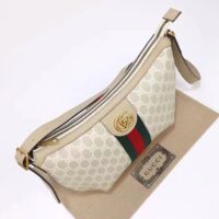 Gucci Women Ophidia GG Small Crossbody Bag Beige White GG Supreme Canvas Double G Style ‎598125 UULAT 9682 (5)