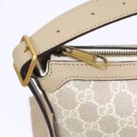 Gucci Women Ophidia GG Small Crossbody Bag Beige White GG Supreme Canvas Double G Style ‎598125 UULAT 9682 (5)