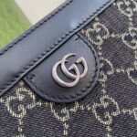 Gucci Women Ophidia GG Small Shoulder Bag Black Grey GG Denim Double G – Bild 7