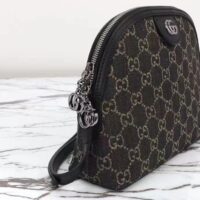 Gucci Women Ophidia GG Small Shoulder Bag Double G Black Grey GG Denim Style ‎499621 FAC2F 8450 (1)