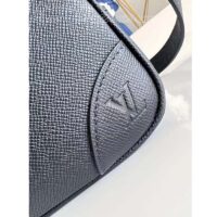 Louis Vuitton LV Uniisex Porte-Documents Voyage Black Taiga Cowhide Leather (14)