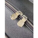 Louis Vuitton LV Unisex Avenue Backpack Black Taiga Cowhide Leather Zip Closure - Image 7