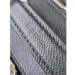 Louis Vuitton LV Unisex Avenue Backpack Black Taiga Cowhide Leather Zip Closure - Image 9