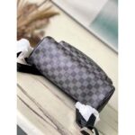 Louis Vuitton LV Unisex Avenue Backpack Damier Graphite Coated Canvas Cowhide-Leather - Image 5