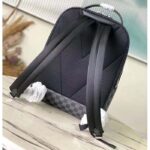 Louis Vuitton LV Unisex Avenue Backpack Damier Graphite Coated Canvas Cowhide-Leather - Image 3