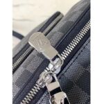 Louis Vuitton LV Unisex Avenue Backpack Damier Graphite Coated Canvas Cowhide-Leather - Image 7