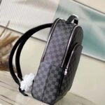 Louis Vuitton LV Unisex Avenue Backpack Damier Graphite Coated Canvas Cowhide-Leather - Image 4