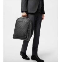 Louis Vuitton LV Unisex Avenue Backpack Damier Infini Cowhide Leather Black Cowhide-Leather (6)