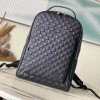 Louis Vuitton LV Unisex Avenue Backpack Damier Infini Cowhide Leather Black Cowhide-Leather (6)