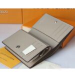 Louis Vuitton LV Unisex Cléa Wallet Galet Grey Mahina Perforated Calf Leather - Imagen 8