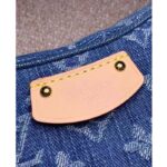 Louis Vuitton LV Unisex Croissant MM Denim Blue GOTS Certified Cotton Monogram Denim - Image 9