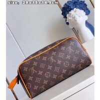 Louis Vuitton LV Unisex Dopp Kit Radiant Sun Monogram Macassar Coated Canvas Cowhide-Leather (2)