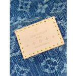 Louis Vuitton LV Unisex High Rise Denim Blue GOTS Certified Cotton Monogram Denim Canvas – Bild 8
