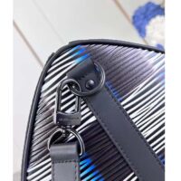 Louis Vuitton LV Unisex Keepall Bandoulière 50 Blue Moon Damier Rush Epi XL Leather Cowhide-Leather (4)