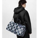 Louis Vuitton LV Unisex Keepall Bandoulière 50 Blue Moon Damier Rush Epi XL Leather Cowhide-Leather - Image 14