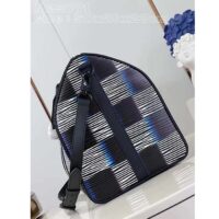 Louis Vuitton LV Unisex Keepall Bandoulière 50 Blue Moon Damier Rush Epi XL Leather Cowhide-Leather (4)