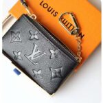 Louis Vuitton LV Unisex Key Pouch Black Monogram Empreinte Embossed Supple Grained Cowhide Leather - immagine 3