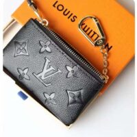 Louis Vuitton LV Unisex Key Pouch Black Monogram Empreinte Embossed Supple Grained Cowhide Leather (2)