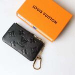 Louis Vuitton LV Unisex Key Pouch Black Monogram Empreinte Embossed Supple Grained Cowhide Leather - immagine 6