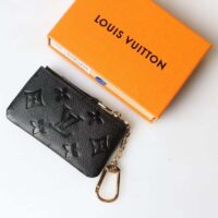 Louis Vuitton LV Unisex Key Pouch Black Monogram Empreinte Embossed Supple Grained Cowhide Leather (2)