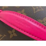 Louis Vuitton LV Unisex Nice Mini Toiletry Pouch Rose Pink Monogram Macassar Coated Canvas Cowhide Leather - Imagen 12