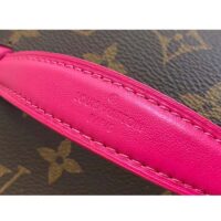 Louis Vuitton LV Unisex Nice Mini Toiletry Pouch Rose Pink Monogram Macassar Coated Canvas Cowhide Leather (2)