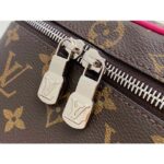 Louis Vuitton LV Unisex Nice Mini Toiletry Pouch Rose Pink Monogram Macassar Coated Canvas Cowhide Leather - Imagen 13