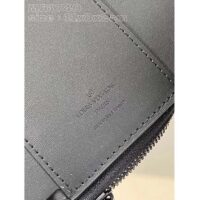 Louis Vuitton LV Unisex Pilot Wallet Black LV Aerogram Cowhide Leather Tone-On-Tone Hardware (6)