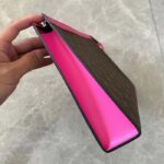 Louis Vuitton LV Unisex Pochette Voyage MM Pink Monogram Macassar Coated Canvas Cowhide-Leather - Image 4