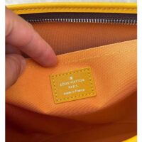 Louis Vuitton LV Unisex Pochette Voyage MM Yellow Monogram Macassar Coated Canvas Cowhide-Leather (2)