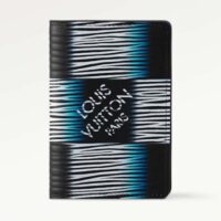 Louis Vuitton LV Unisex Pocket Organizer Wallet Blue Moon Damier Rush Epi XL Leather Cowhide