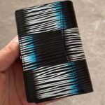 Louis Vuitton LV Unisex Pocket Organizer Wallet Blue Moon Damier Rush Epi XL Leather Cowhide - Image 3