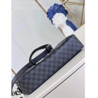 Louis Vuitton LV Unisex Porte-Documents Voyage Damier Graphite Coated Canvas Cowhide-Leather (8)