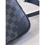 Louis Vuitton LV Unisex Porte-Documents Voyage Damier Graphite Coated Canvas Cowhide-Leather - Imagen 7