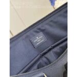 Louis Vuitton LV Unisex Slim Briefcase NV Navy Blue Taiga Cowhide Leather Palladium-Color Hardware - Bild 10