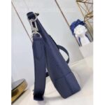 Louis Vuitton LV Unisex Slim Briefcase NV Navy Blue Taiga Cowhide Leather Palladium-Color Hardware - Bild 7