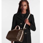 Louis Vuitton LV Unisex Speedy Bandoulière 30 Monogram Coated Canvas Natural Cowhide Leather - Bild 13