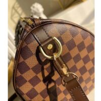 Louis Vuitton LV Unisex Speedy Bandoulière 35 Damier Ebene Coated Canvas Smooth Cowhide-Leather (12)