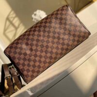 Louis Vuitton LV Unisex Speedy Bandoulière 35 Damier Ebene Coated Canvas Smooth Cowhide-Leather (12)