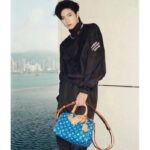 Louis Vuitton LV Unisex Speedy P9 Bandoulière 25 Blue Soft Calfskin Natural Cowhide-Leather - immagine 13